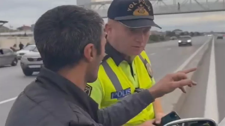 Qaydaları pozan piyadalar cərimələnir - VİDEO