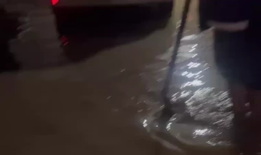 Yağışdan sonra Gəncə... - VİDEO