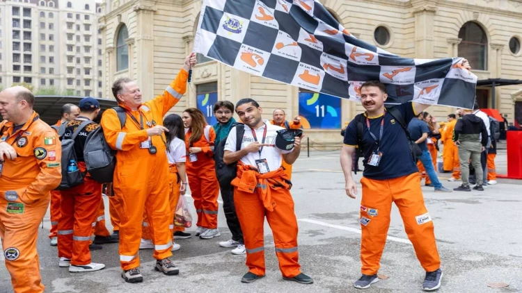 Marşallar Formula 1 Azərbaycan Qran Prisi 2025-də artıq iş başındadır - FOTO