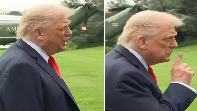 Trampa verilən sual gərginlik yaratdı: “Bunu liderinizə deyəcəyəm, sakit olun” - VİDEO