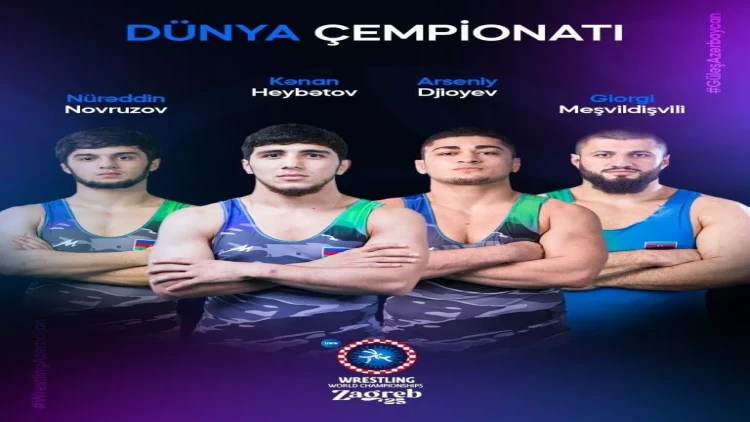Sərbəst güləşçilər dünya çempionatına 3 medalla başladı