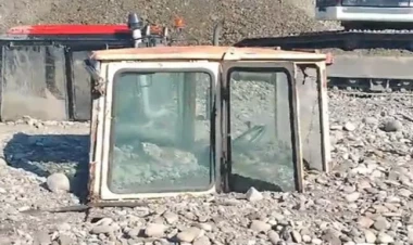 Ağdaşda sel ziyan vurdu - VİDEO