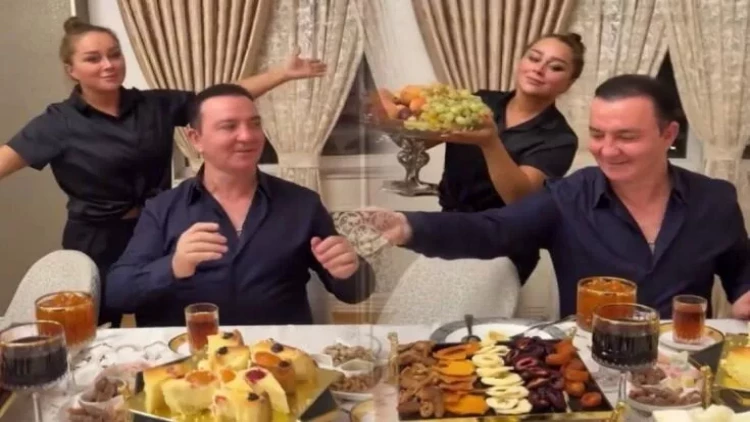 Xatirə yeni barışdığı Vasifi evində qonaq etdi - VİDEO