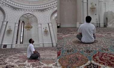 Başına iş gələn Hüseyn məscidə getdi - FOTO