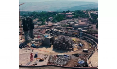 Yeni Şuşa məscidi belə inşa olunur - VİDEO