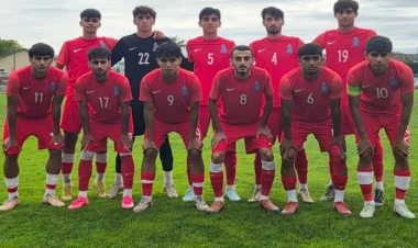 19 yaşlı futbolçularımız üzümü güldürdü - 2-ci qələbə
