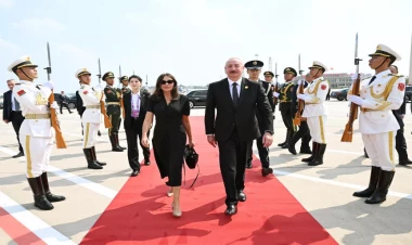 İlham Əliyevin Çinə işgüzar səfəri başa çatıb - VİDEO - FOTO