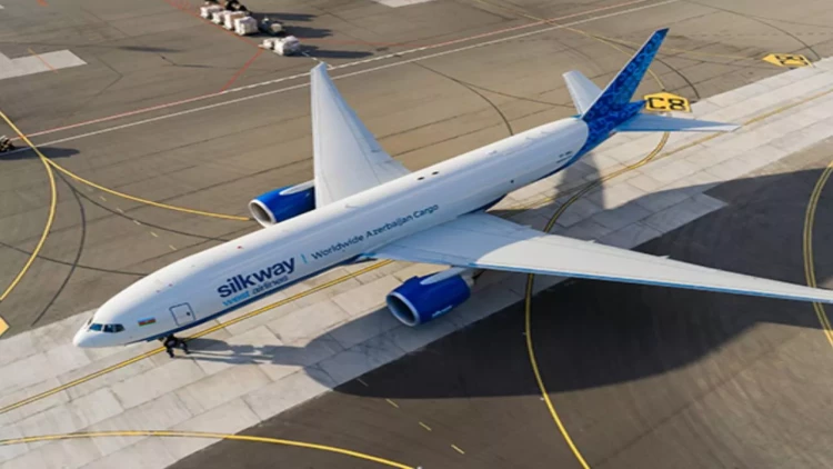 Silk Way West Airlines şirkətinin üçüncü Boeing 777 yük təyyarəsi Bakıya gəlib