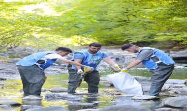 IDEA İctimai Birliyi tərəfindən Masallıda çaykənarı ərazi təmizlənib - VİDEO - FOTO