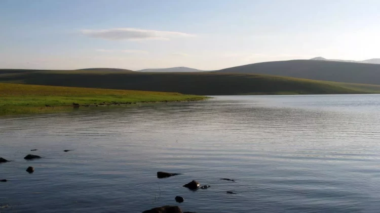 Azərbaycanda məşhur göl sürətlə QURUYUR - FOTOlar