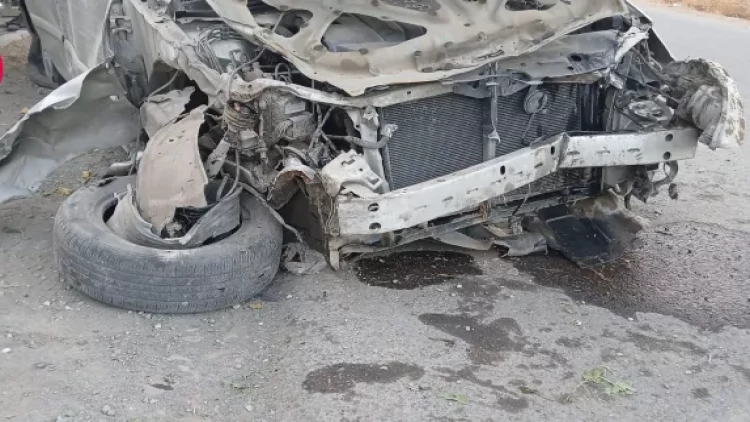 Ağdamda ağır qəza - Yaralananlar var - YENİLƏNİB - FOTO