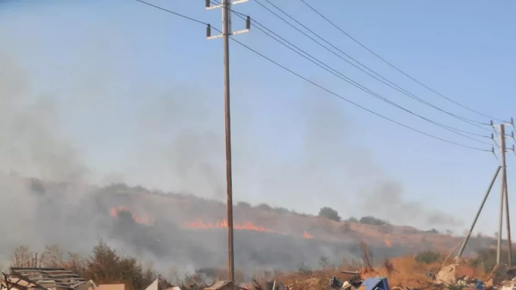 Xocalıda yanğın olub