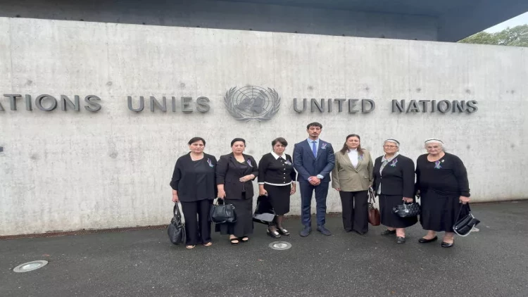 Azərbaycanlı itkinlərin ailə üzvləri ilk dəfə BMT-də qəbul edilib - FOTO