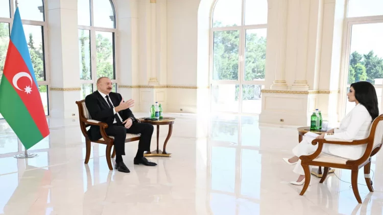 İlham Əliyev “Əl-Ərəbiyyə” telekanalına müsahibə verib - VİDEO - FOTO