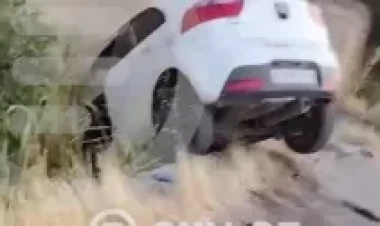 Gəncədə AĞIR QƏZA: Sürücü hadisə yerini tərk etdi - VİDEO