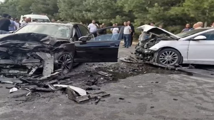 Tərtərdə yol qəzası: xəsarət alanlar var