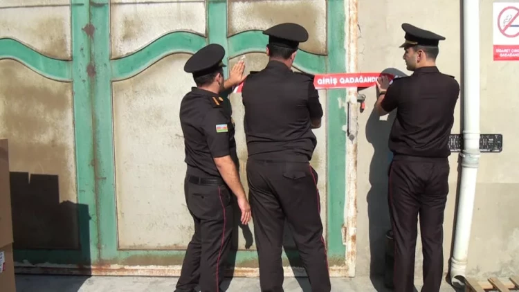 Daha bir yanğın təhlükəli obyektin fəaliyyəti dayandırılıb - VİDEO - FOTO