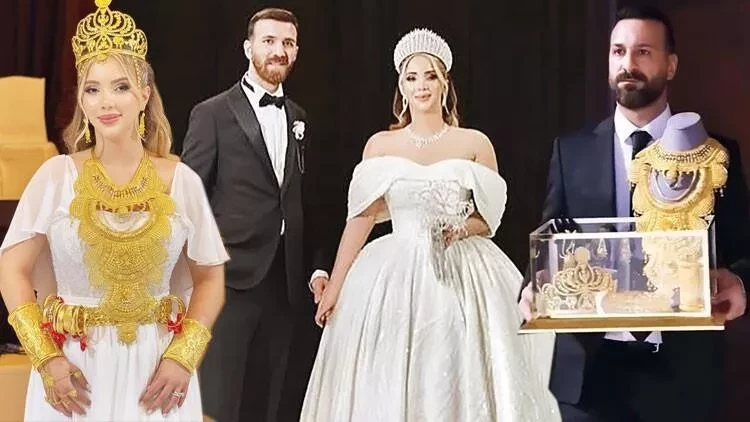 Toyunda 5 kiloqram qızıl taxılan fenomen boşanır - VİDEO - FOTO