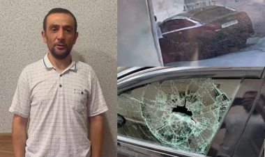 Paytaxtda avtomobilin şüşəsini qəsdən sındıran şəxs saxlanılıb