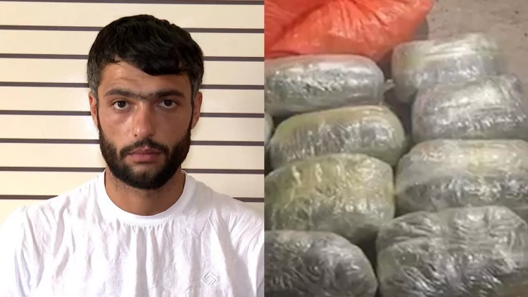 İran vətəndaşı tərəfindən narkokuryerliyə cəlb olunan şəxs saxlanıldı - VİDEO