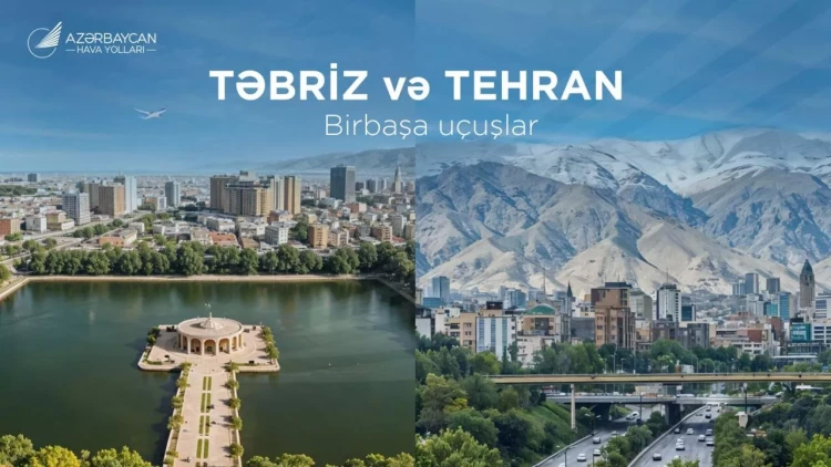 AZAL İranın iki şəhərinə uçuşlara başlayır