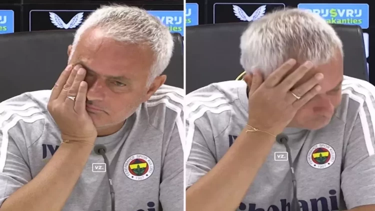 Mourinyo mətbuat konfransında ağladı - FOTO