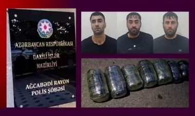 Ağcabədidə polis 14 kiloqram marixuana və həşiş aşkarladı - VİDEO