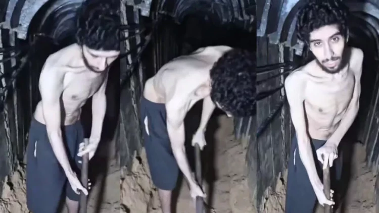 HƏMAS israilli girova öz məzarını qazdırdı - VİDEO