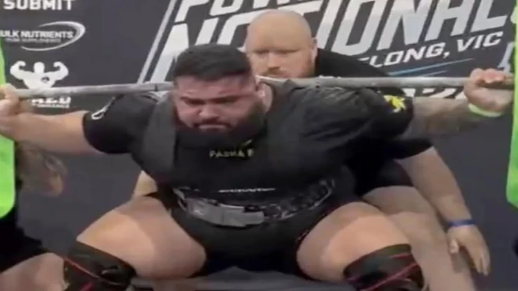 410 kilonu qaldırmaq istədi, gözündən qan gəldi