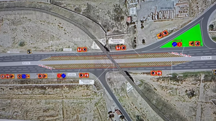 Bakı-Ələt-Qazax yolunda təmirlə bağlı sürücülərə XƏBƏRDARLIQ - FOTOlar