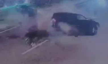 Günelin öldüyü dəhşətli qəzanın görüntüləri yayıldı - VİDEO