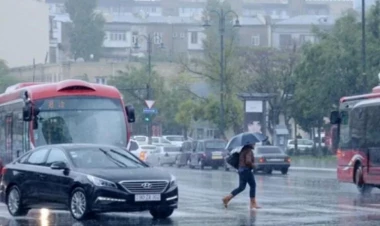 Azərbaycanın bəzi rayonlarında şimşək çaxacaq, dolu düşəcək