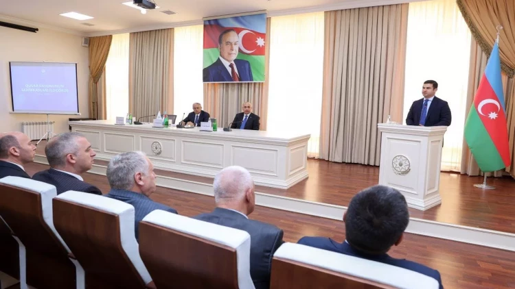 KOBİA Qusarda sahibkarlarla görüşüb - FOTO