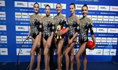 Universiadada gimnastlarımız 2 qızıl, 1 gümüş medal qazanıb - FOTO