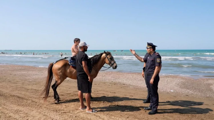 Çimərliklərdə bunlar qadağandır - Polis nəzarətə başladı - FOTO
