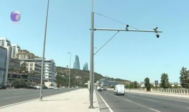 Sürücülər çaşqınlıq içində: Yolda yeni quraşdırılan qurğu nədir? - VİDEO