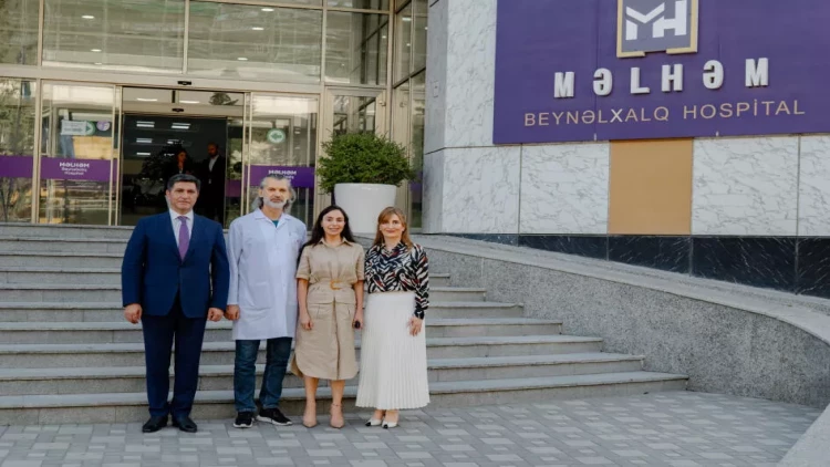 Leyla Əliyeva “Məlhəm Hospital”ı ziyarət edib - FOTO