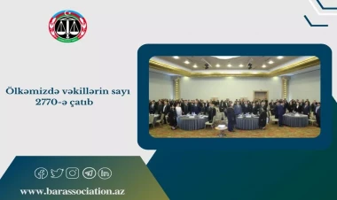 Ölkəmizdə vəkillərin sayı 2770-ə çatıb - FOTO