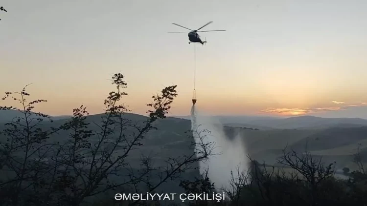 Cəlilabaddakı yanğın məhdudlaşdırıldı - yenilənib - VİDEO