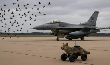 Hava limanlarını robot çaqallar qoruyacaq - FOTO