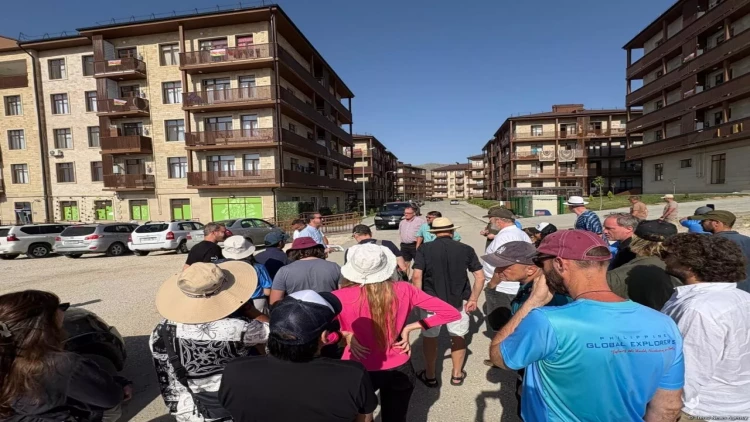 Xarici səyyahlar Cəbrayılda - FOTO