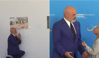 Edi Rama yenidən Meloninin qarşısında diz çökdü