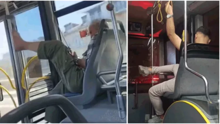 Avtobusdakı bu görüntülər qınandı