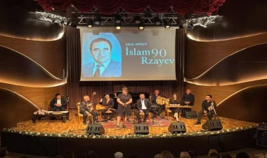 Xalq artisti İslam Rzayevin 90 illik yubileyinə həsr olunan gecə keçirilib - FOTO