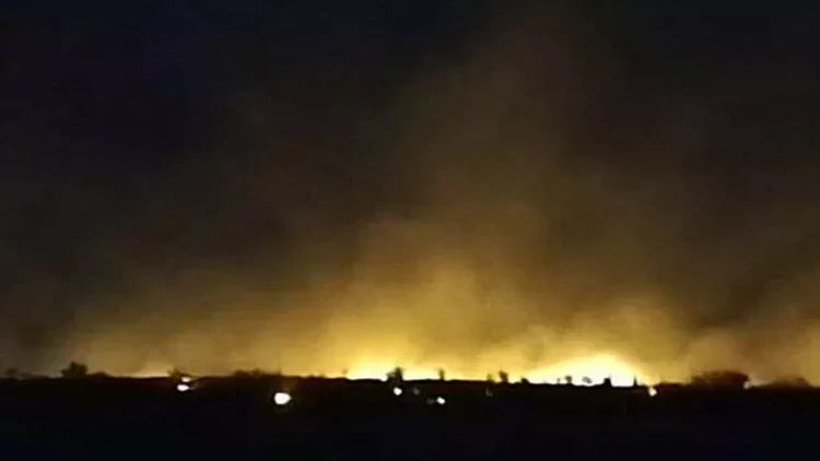 Masazırda güclü yanğın söndürüldü - yenilənib - VİDEO - FOTO