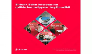 Birbank Bahar lotereyasının qaliblərinə hədiyyələr təqdim olundu