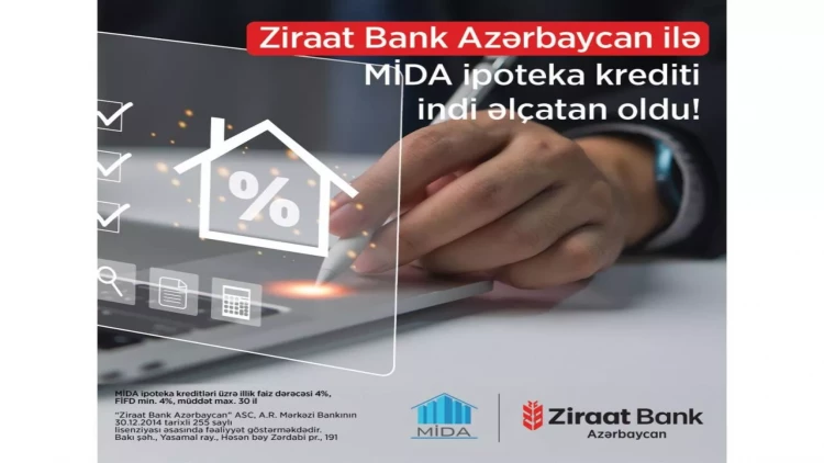 MİDA və Ziraat Bank Azərbaycan arasında əməkdaşlıq başladı!