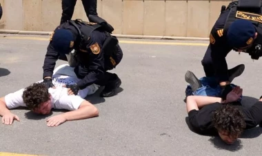 DİN Rusiya vətəndaşlarından ibarət iki mütəşəkkil cinayətkar dəstəni saxladı - VİDEO - FOTOlar