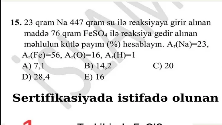 Sosial şəbəkədə yayılan suallardan imtahanda istifadə edilməyib - Rəsmi