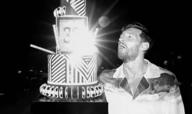 Messi 38 yaşını belə keçirdi - FOTOlar